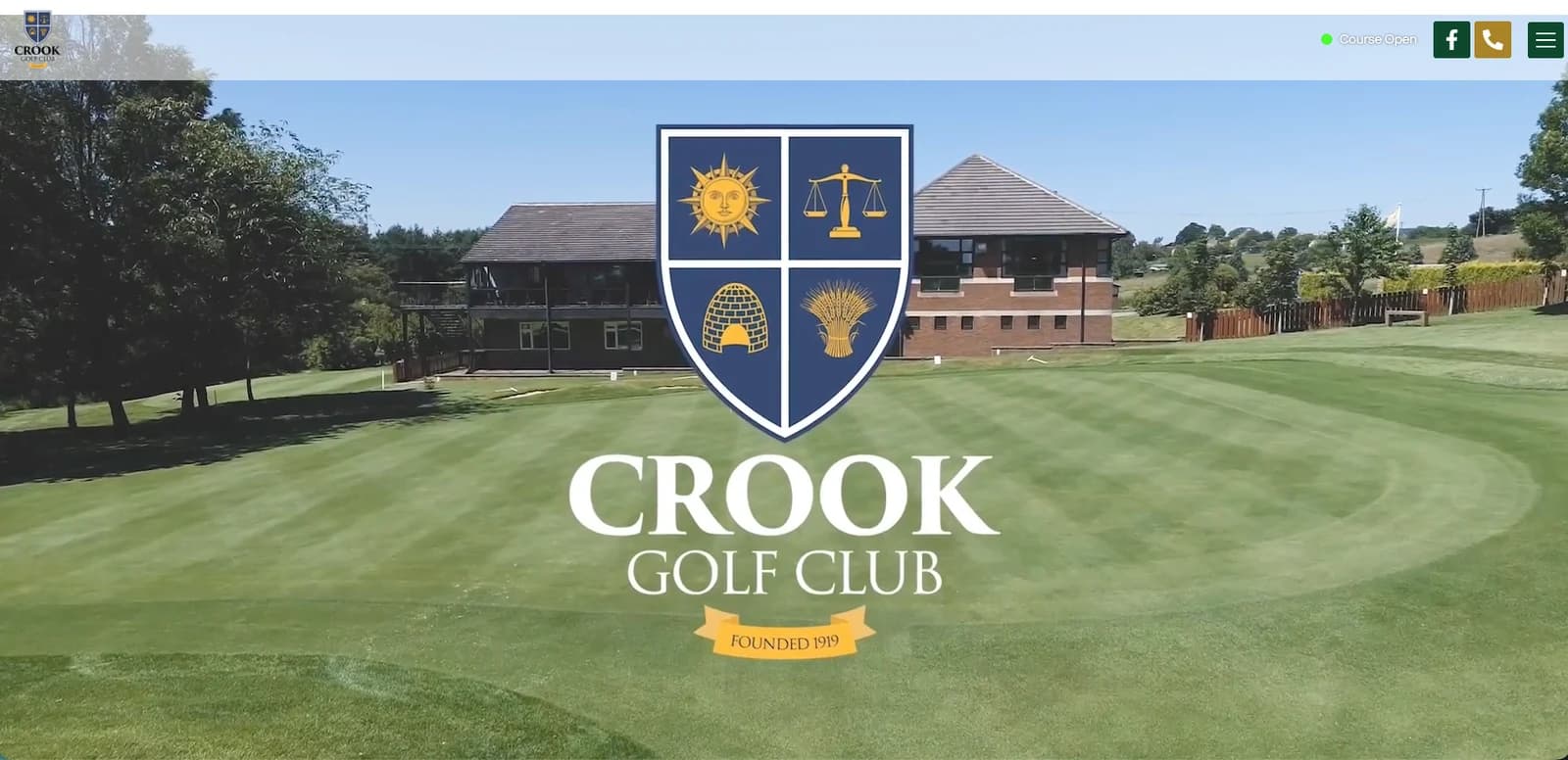 Crook Golf Club website